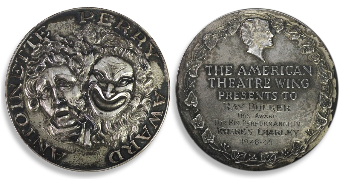 Ray Bolger's Tony Award -- From the 3rd Year of the Awards for the 1948 Production of ''Where's Charley?'' for Best Performance by a Leading Actor in a Musical